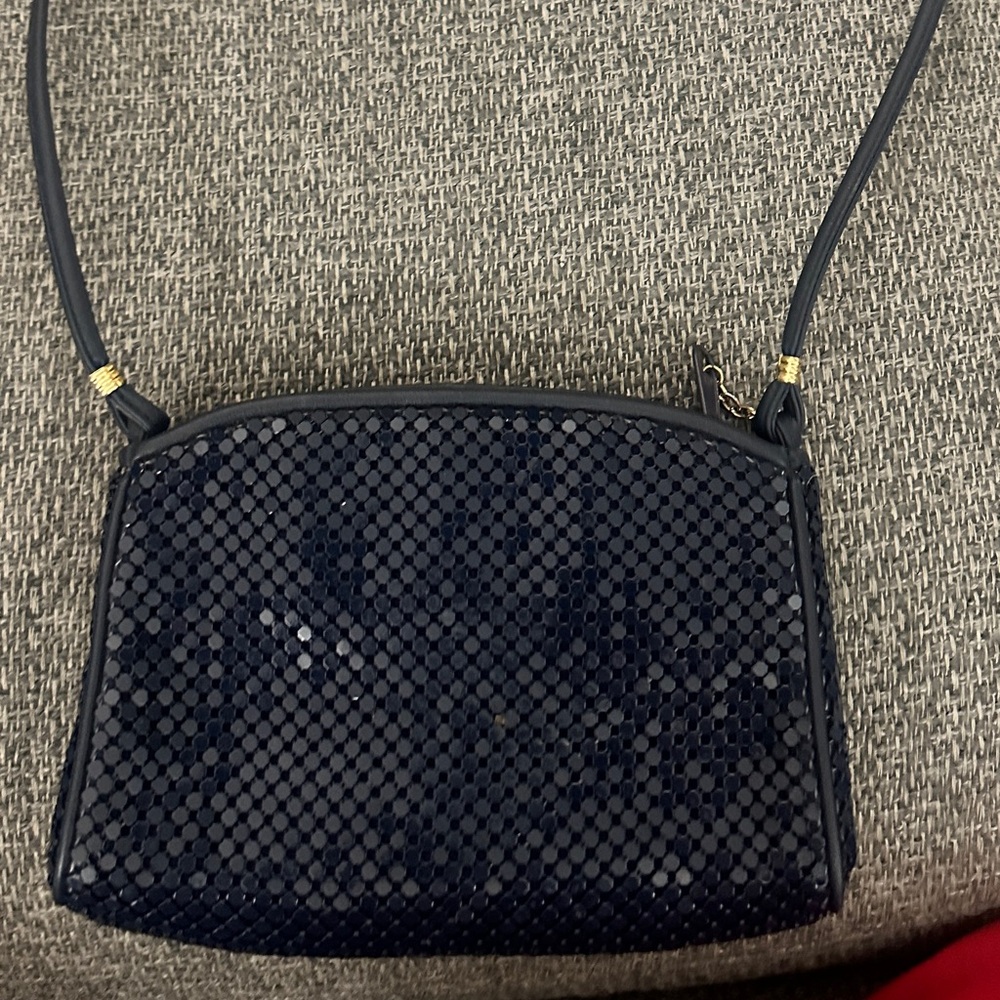 Chic Navy Crossbody Bag Whiting and Davies